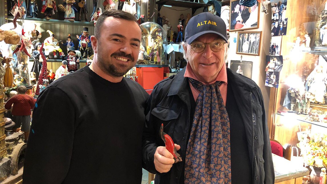 Un corno portafortuna per Diego Della Valle