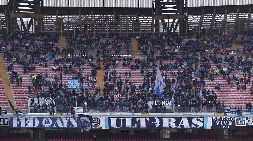 Napoli, col Cagliari il San Paolo sarà vuoto