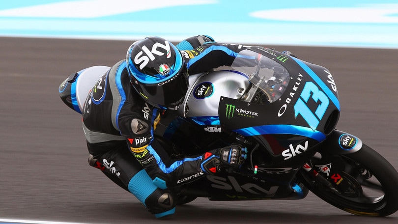 Moto3, Jerez: Dalla Porta in pole, Vietti terzo
