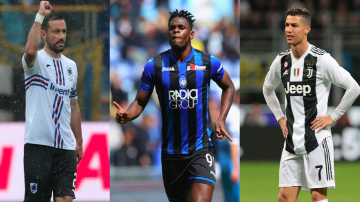 Scarpa d'Oro: Quagliarella show, Zapata sopra Ronaldo