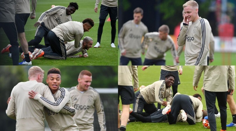 L’Ajax verso la finale: la squadra si diverte…placcando Ziyech