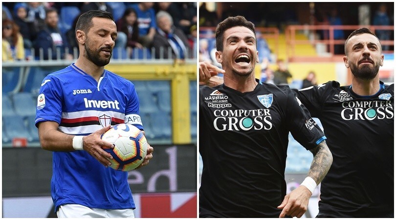 Alla Sampdoria non basta il solito Quagliarella