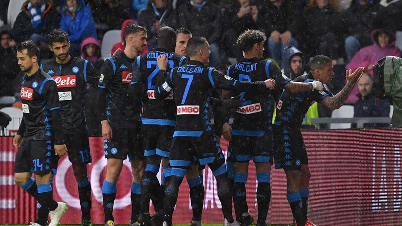 Mario Rui e Allan, festa Napoli contro la Spal