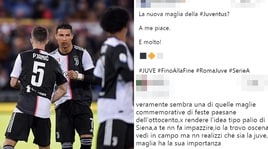 Juve, la nuova maglia debutta e divide il web