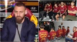 Roma, infinito De Rossi: la squadra in conferenza per salutarlo