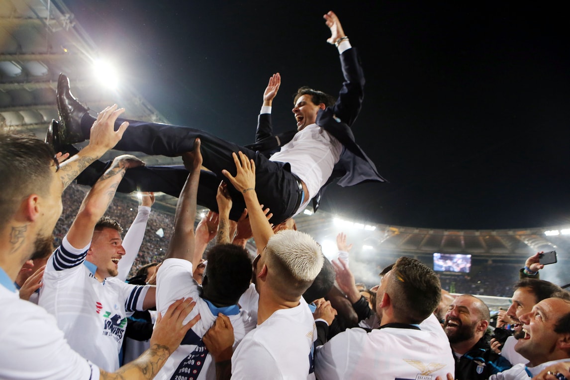 La Lazio vince…e porta Inzaghi in trionfo!