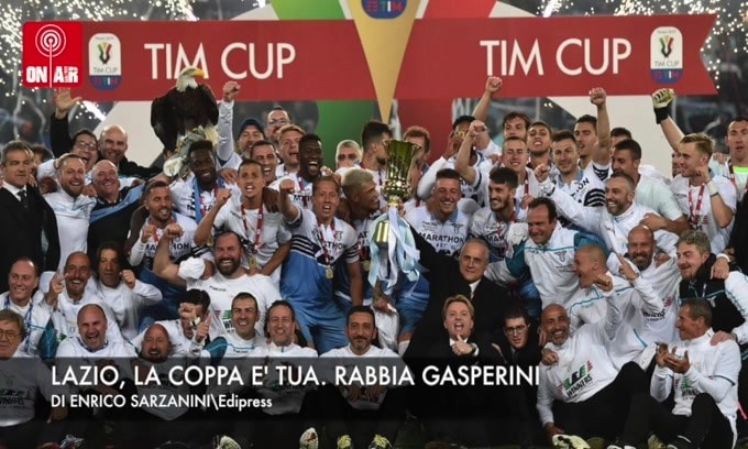Lazio, la Coppa è tua. Rabbia Gasperini