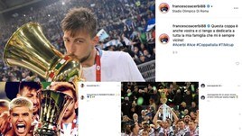 Coppa Italia, trionfo Lazio. I calciatori biancocelesti festeggiano sui social