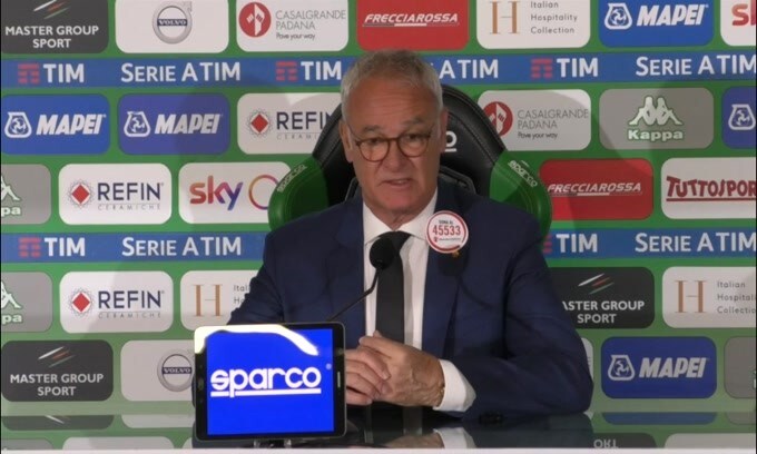 Ranieri: "E' mancata un po' di fortuna"