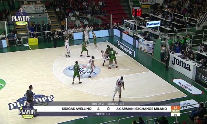 Sidigas Avellino - A|X Armani Exchange Milano 69-62