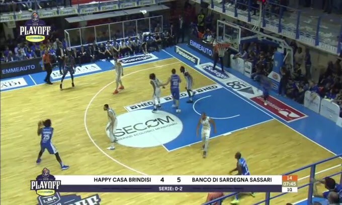 Happy Casa Brindisi - Banco di Sardegna Sassari 87-92