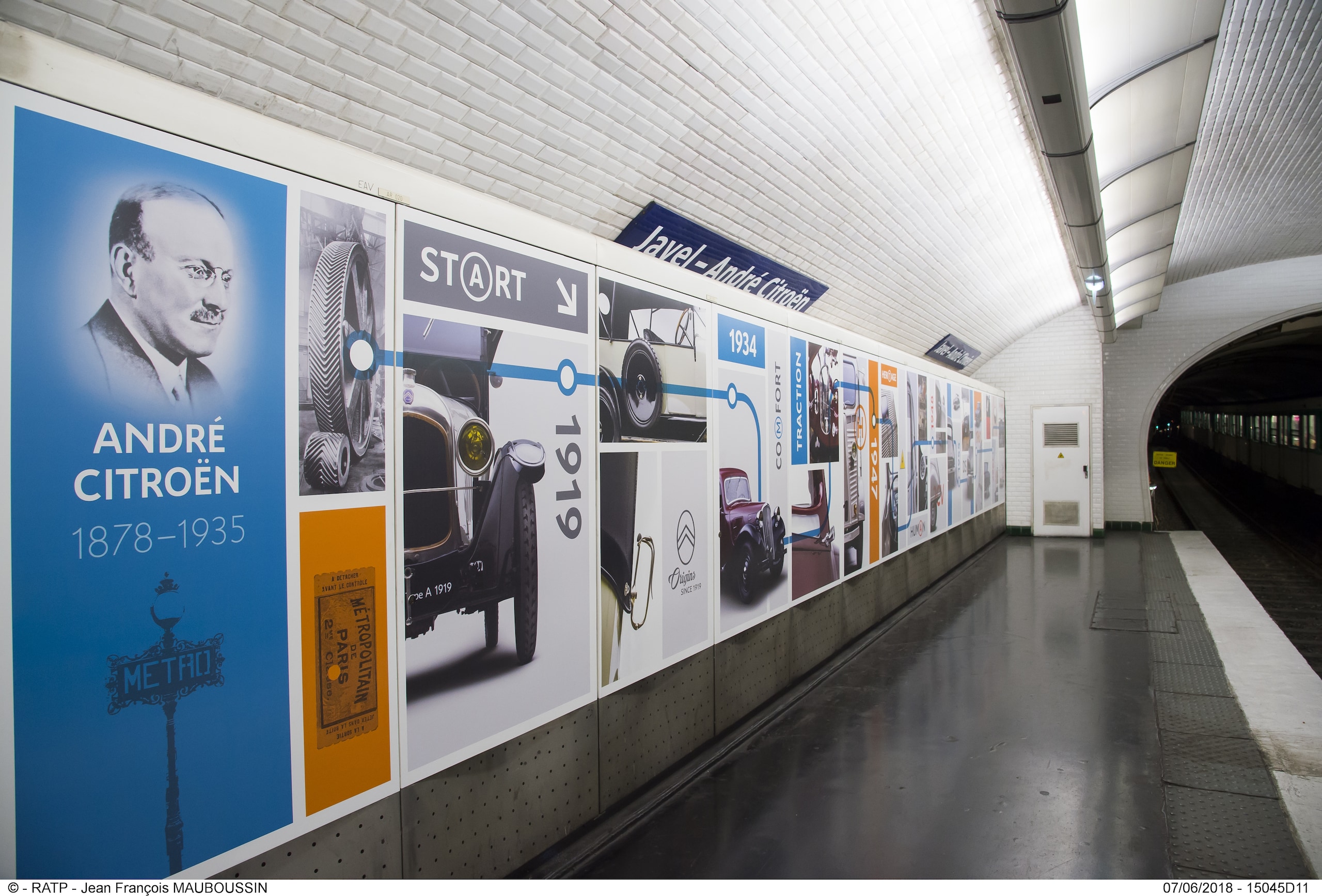 La fermata metro Citroen di Parigi si rinnova FOTO
