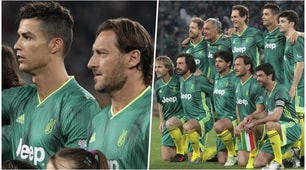 Partita del cuore: Totti gioca con Ronaldo, Nedved e Agnelli!