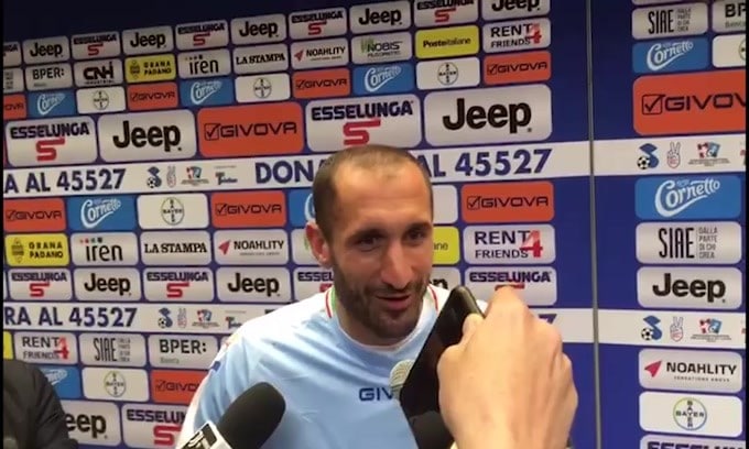 Chiellini: "Chi allena la Juve? Non lo so"