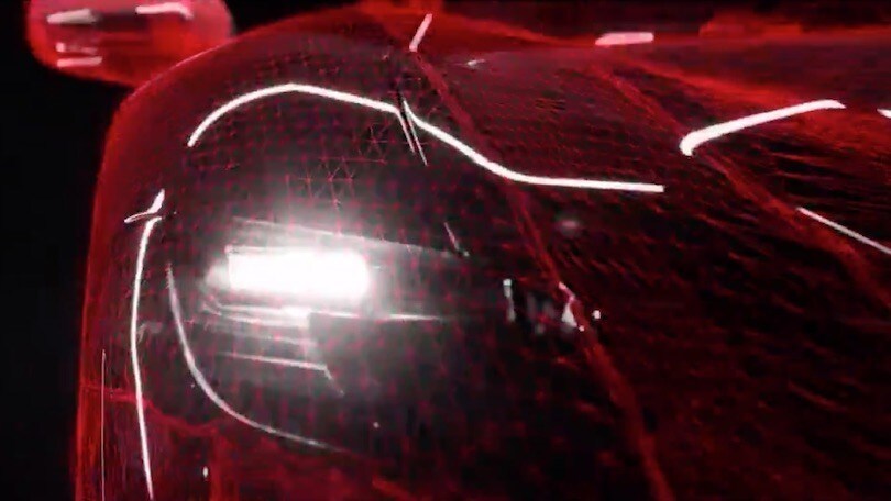 Ferrari ibrida, il teaser svela alcuni dettagli prima della presentazione