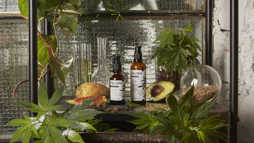 Bullfrog firma prodotti di bellezza anti stress