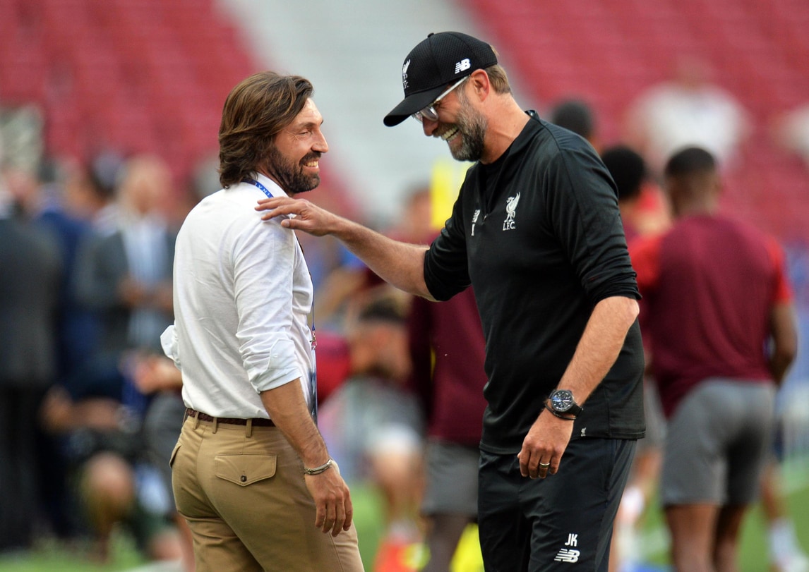 Pirlo, baci e abbracci all'amico Klopp