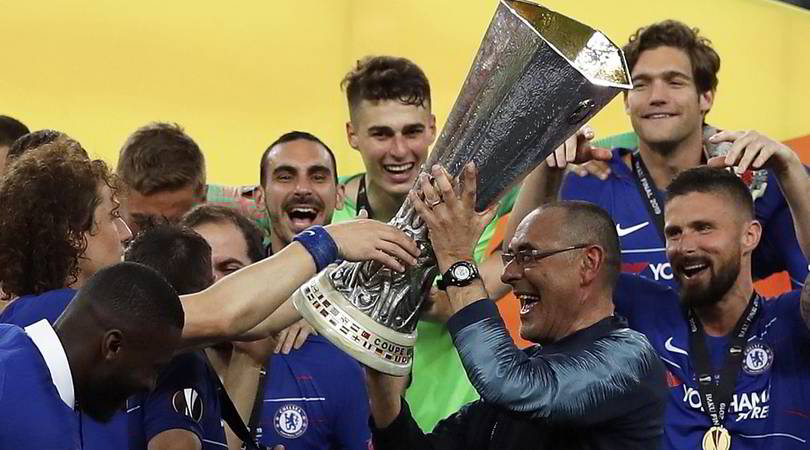 Chelsea campione: Sarri alza al cielo l'Europa League!