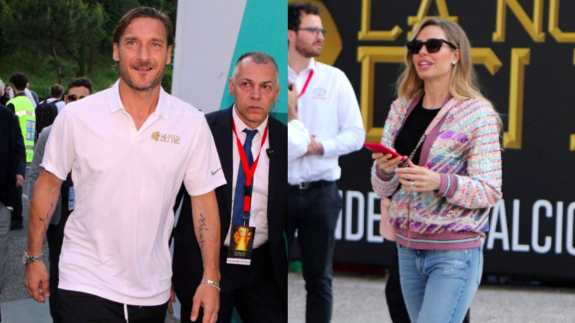 Totti e Ilary arrivano alla Notte dei Re: ci sono anche Chanel e Isabel
