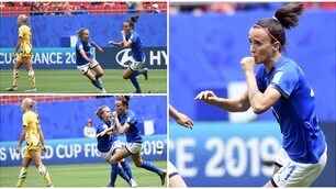 Italia-Australia, Bonansea come Totti: esultanza col ciuccio