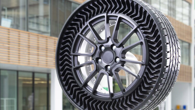 Michelin Uptis, nel 2024 arriva la gomma senz'aria