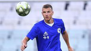 Allenamento Bosnia, Dzeko al lavoro per battere l'Italia