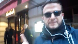 Roberto Maida al ristorante dove si sono incontrati Pallotta, Fienga  e Baldini