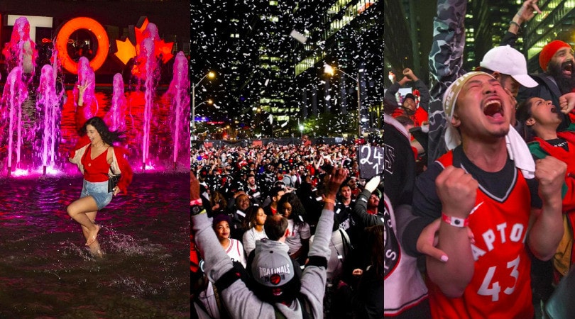 Festa a Toronto, tifosi in delirio per il trionfo dei Raptors