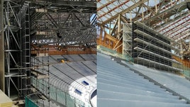 Napoli, nuovo San Paolo: installati anche i maxi-schermi