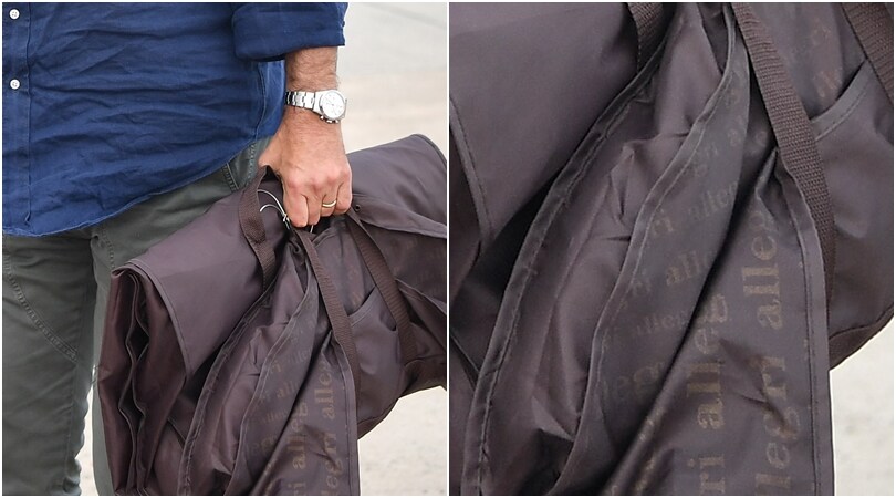 Sarri a Torino con l'abito "Allegri"