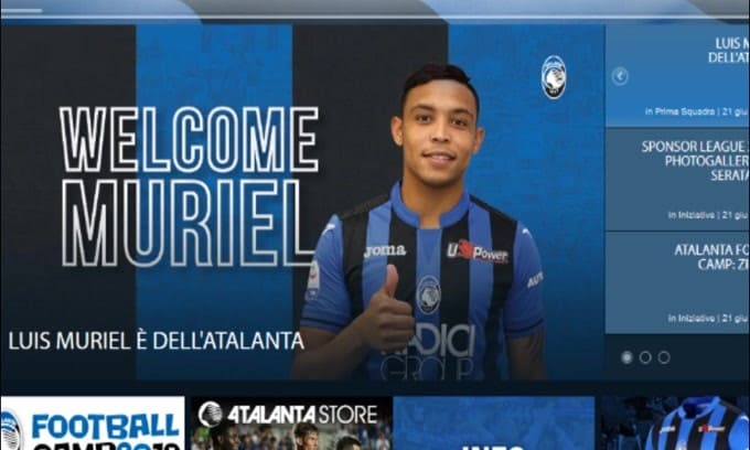 Ufficiale, Atalanta: colpo Muriel