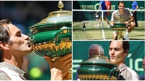 Federer, che cannibale! 10° successo ad Halle, 102° in carriera