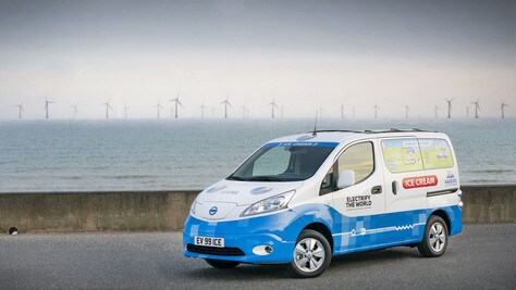 Nissan e-NV200, il concept elettrico per i gelati - FOTO e VIDEO