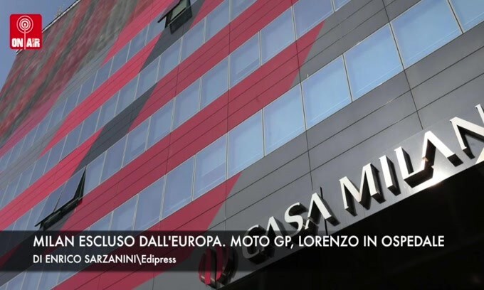 Milan escluso dall'Europa. Moto Gp, Lorenzo in ospedale