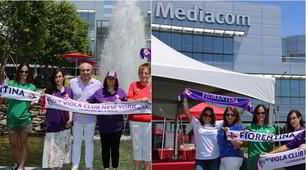 Commisso torna a New York: le foto del picnic viola