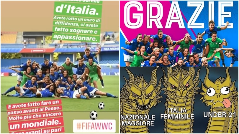 Italia, i complimenti dei social: grazie, #ragazzemondiali!