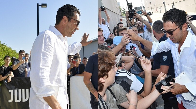 Juve, il ritorno di Buffon. Che accoglienza dei tifosi