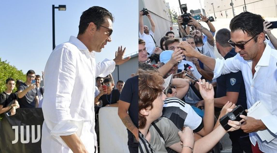 Juve, il ritorno di Buffon. Che accoglienza dei tifosi