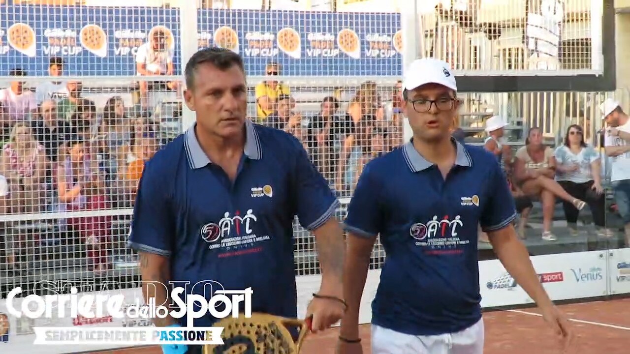 Gillette Padel Vip Cup: grande festa con Totti, Vieri, Candela e Ferrara