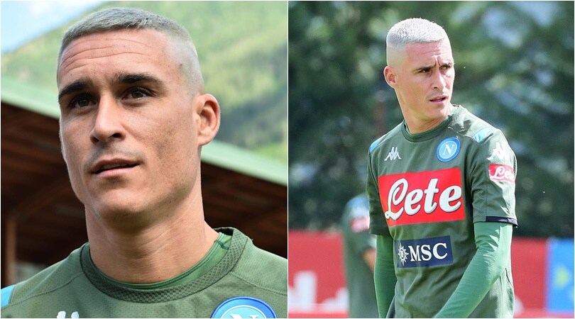 Napoli, sorpresa Callejon sul campo di Dimaro: nuovo look grigio!
