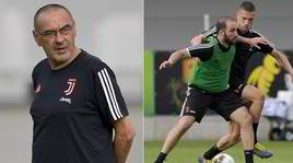 Juve, inizia l'era Sarri: primo allenamento alla Continassa