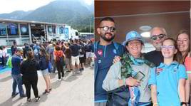 Napoli, De Laurentiis a Dimaro è osannato dai tifosi