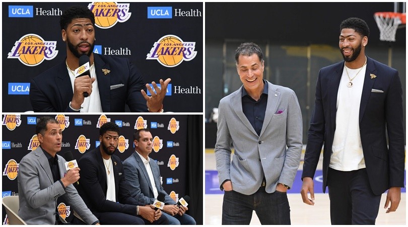 Lakers, la presentazione-evento di Anthony Davis