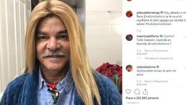 Valderrama con i capelli lisci spopola sui social network