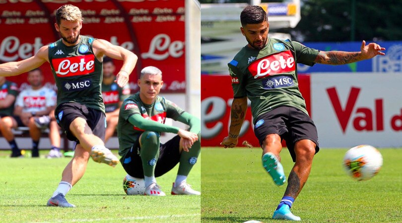 Napoli, i 'tiratori' si allenano sulle punizioni