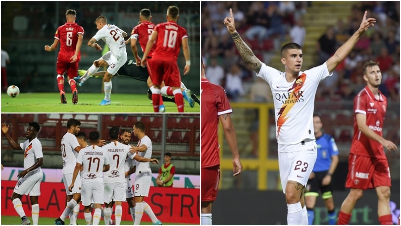 Roma, Dzeko in gol ma il bomber è Mancini: doppietta e Perugia ko