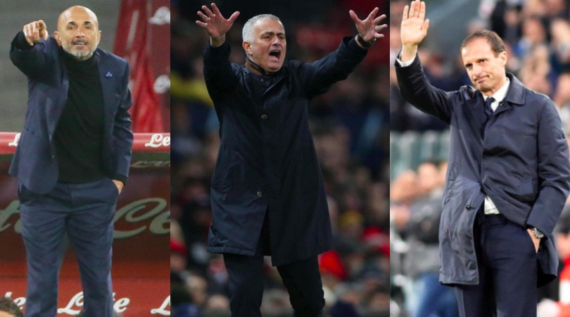 Da Mourinho ad Allegri, quanti allenatori senza panchina