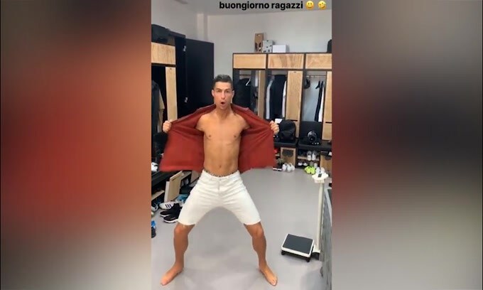 Ecco il buongiorno di Cristiano Ronaldo!