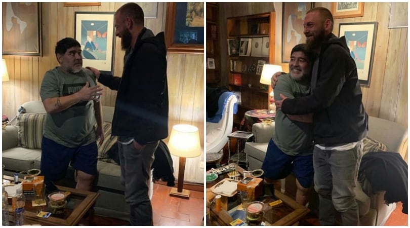 Quando De Rossi abbracciò Maradona