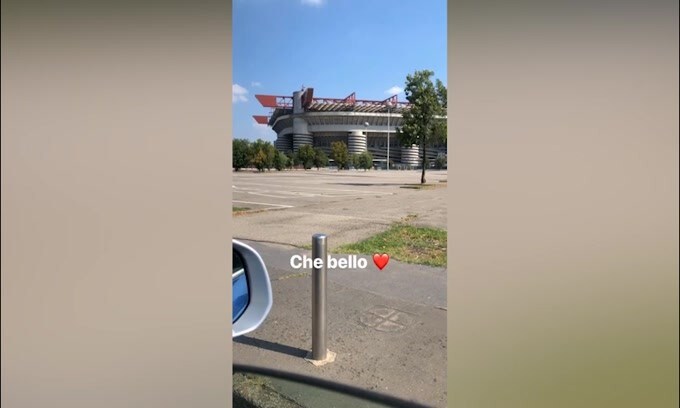 Lukaku davanti a San Siro: "Che bello"